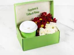 Happiness Box Flowers & Coffee "Small Size